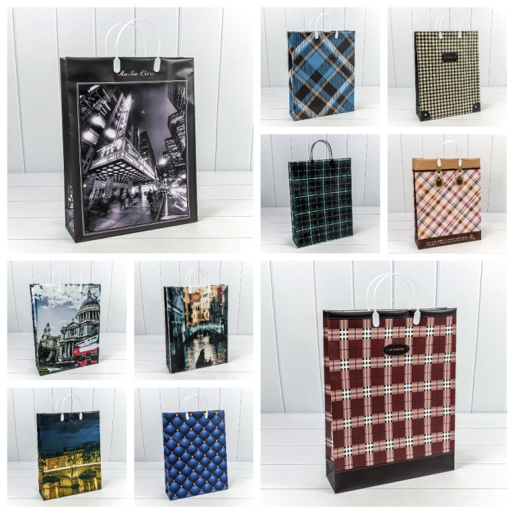 Пакет мягкий пластик Мужской (ассортимент) 32*42*10 1/20 1/200 Арт: BAL-2