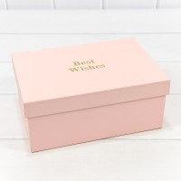 Коробки Прямоугольные Набор 1/3 22,5*16*9,5 "Best Wishes" Розовый 1/20 Арт: 721815/1