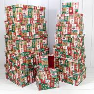Коробки Прямоугольные Набор 1/15 42,5*33*17,6 &quot;Новый год&quot;-3021 1/2 Арт: 730902/3021 - Коробки Прямоугольные Набор 1/15 42,5*33*17,6 "Новый год"-3021 1/2 Арт: 730902/3021