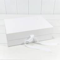 Коробка Прямоугольная 40*29*14 складная на магнитах Белый 1/32 Арт: 721360/417 - Коробка Прямоугольная 40*29*14 складная на магнитах Белый 1/32 Арт: 721360/417