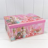 Коробки Прямоугольные Набор 1/10 37,5*29*16 "Новый год"-3001 1/4 Арт: 730605/3001