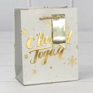 Пакет подарочный &quot;Новый год&quot; (микс 401) 12*15*6,7 210г 1/20 1/480 Арт: 300401H - Пакет подарочный "Новый год" (микс 401) 12*15*6,7 210г 1/20 1/480 Арт: 300401H