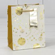 Пакет подарочный &quot;Новый год&quot; (микс 401) 12*15*6,7 210г 1/20 1/480 Арт: 300401H - Пакет подарочный "Новый год" (микс 401) 12*15*6,7 210г 1/20 1/480 Арт: 300401H