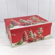 Коробки Прямоугольные Набор 1/10 37,5*29*16 &quot;Новый год&quot;-3003 1/4 Арт: 730605/3003 - Коробки Прямоугольные Набор 1/10 37,5*29*16 "Новый год"-3003 1/4 Арт: 730605/3003