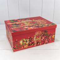Коробки Прямоугольные Набор 1/10 37,5*29*16 &quot;Новый год&quot;-3007 1/4 Арт: 730605/3007 - Коробки Прямоугольные Набор 1/10 37,5*29*16 "Новый год"-3007 1/4 Арт: 730605/3007