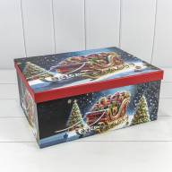 Коробки Прямоугольные Набор 1/10 37,5*29*16 &quot;Новый год&quot;-3013 1/4 Арт: 730605/3013 - Коробки Прямоугольные Набор 1/10 37,5*29*16 "Новый год"-3013 1/4 Арт: 730605/3013