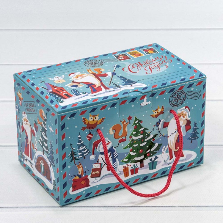 Коробка Сборная 20*12*12 "Почтовая" 1/50 Арт: 7302383