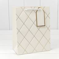 Пакет подарочный с тиснением &quot;Ромбы&quot; (микс) 18*23*10 210г 1/20 1/360 Арт: 300710E - Пакет подарочный с тиснением "Ромбы" (микс) 18*23*10 210г 1/20 1/360 Арт: 300710E