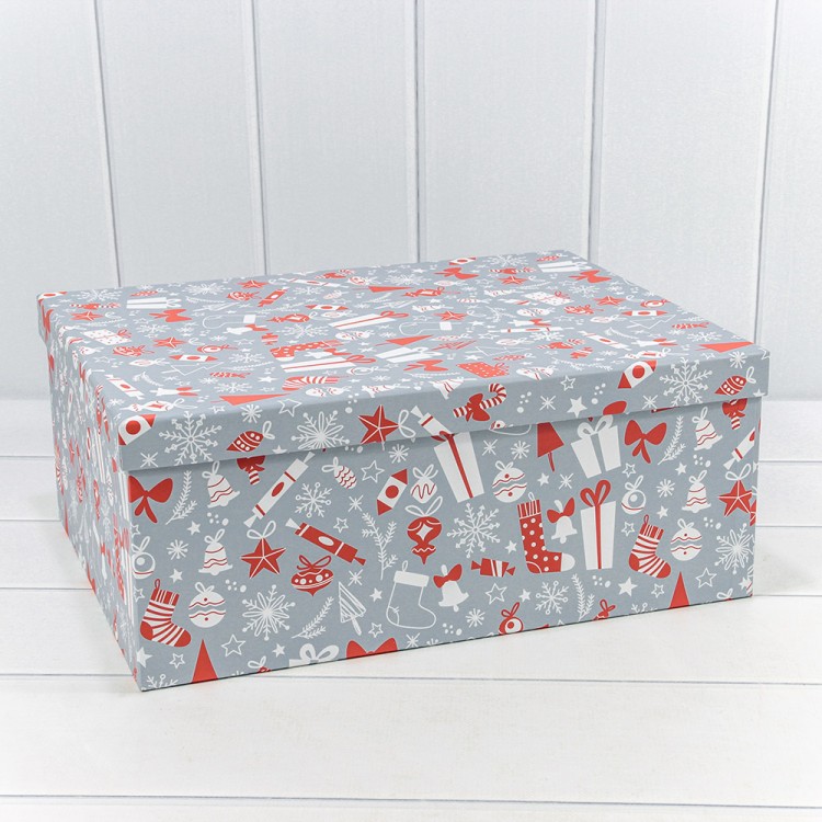 Коробки Прямоугольные Набор 1/15 42,5*33*17,6 "Новый год"-2288 1/2 Арт: 730902/2288