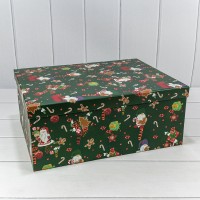 Коробки Прямоугольные Набор 1/15 42,5*33*17,6 "Новый год"-3089 1/2 Арт: 730902/3089