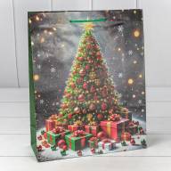 Пакет подарочный &quot;Новый год&quot; (микс 435) 26*32*10 128г 1/20 1/360 Арт: 300435C - Пакет подарочный "Новый год" (микс 435) 26*32*10 128г 1/20 1/360 Арт: 300435C