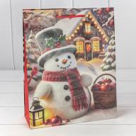 Пакет подарочный &quot;Новый год&quot; (микс 435) 26*32*10 128г 1/20 1/360 Арт: 300435C - Пакет подарочный "Новый год" (микс 435) 26*32*10 128г 1/20 1/360 Арт: 300435C