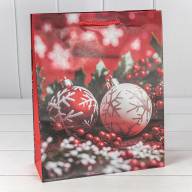 Пакет подарочный &quot;Новый год&quot; (микс 435) 26*32*10 128г 1/20 1/360 Арт: 300435C - Пакет подарочный "Новый год" (микс 435) 26*32*10 128г 1/20 1/360 Арт: 300435C