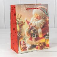 Пакет подарочный &quot;Новый год&quot; (микс 421) 18*23*10 210г 1/20 1/360 Арт: 300421E - Пакет подарочный "Новый год" (микс 421) 18*23*10 210г 1/20 1/360 Арт: 300421E
