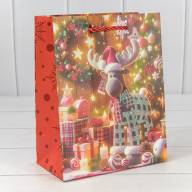 Пакет подарочный &quot;Новый год&quot; (микс 421) 18*23*10 210г 1/20 1/360 Арт: 300421E - Пакет подарочный "Новый год" (микс 421) 18*23*10 210г 1/20 1/360 Арт: 300421E