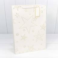 Пакет подарочный с тиснением &quot;Звёзды&quot; (микс) 32*45*15 210г 1/20 1/120 Арт: 300912A - Пакет подарочный с тиснением "Звёзды" (микс) 32*45*15 210г 1/20 1/120 Арт: 300912A