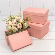 Коробки Прямоугольные Набор 1/3 22*15*11,5 Розовый 1/24 Арт: 7213367/1532 - Коробки Прямоугольные Набор 1/3 22*15*11,5 Розовый 1/24 Арт: 7213367/1532