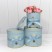 Коробки Цилиндр Набор 1/3 18*17 "Flowers for You" Голубой 1/12 Арт: 720112/177