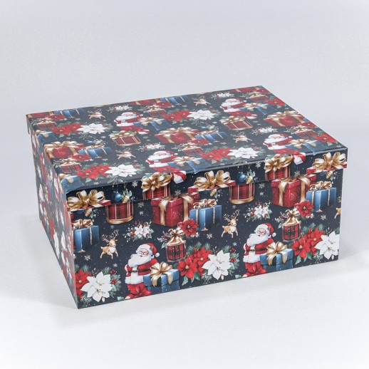 Коробки Прямоугольные Набор 1/10 34*26*15,3 "Новый год"-3598 1/6 Арт: 730604/3598